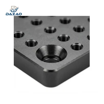 Aluminum Optical Plate With Counterbored Holes Aluminum Optical Plate With Counterbored Holes